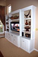 Painted White TV Cabinet