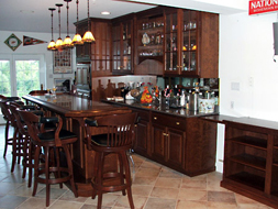 Cherry Bar with Granite Counter Tops