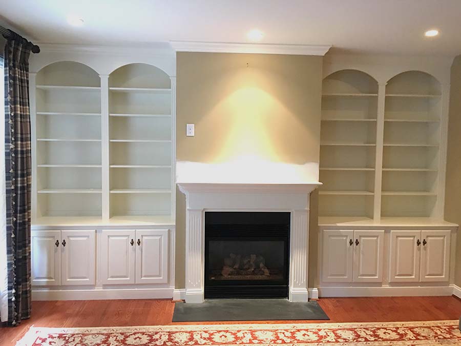 Painted Fireplace Unit