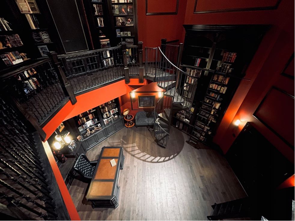 Ariel View of High-End Custom Library