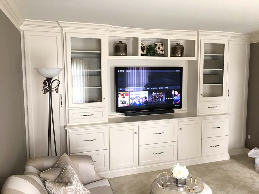 Tv Cabinets And Entertainment Centers, Built In Bookcase And Tv Unit