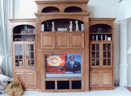 Maple Big Screen TV Cabinet