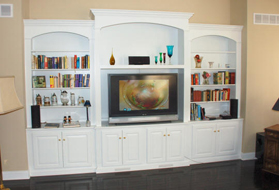 Painted White TV Cabinet